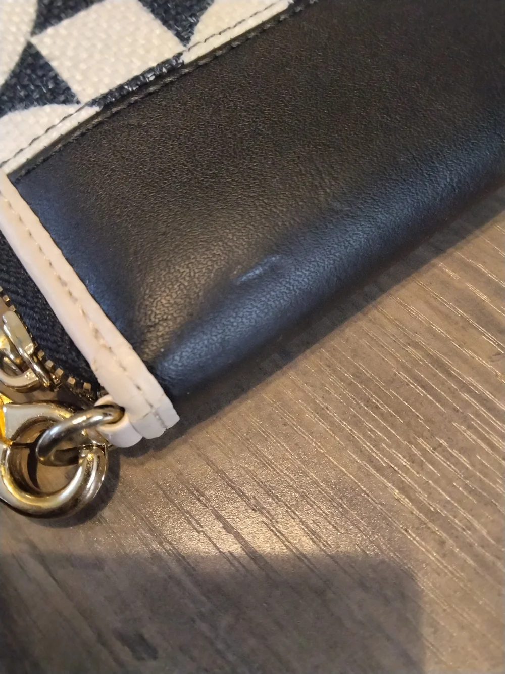 Spartina Stylish Black & White Wristlet Wallet - Designer-Inspired